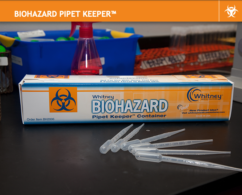 Pipet Keeper™ Disposable Lab Pipette & Tips Collection Containers